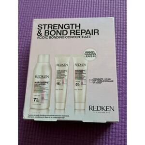 REDKEN Acidic Bonding Hair Set NEW shampoo and conditioner Leave In